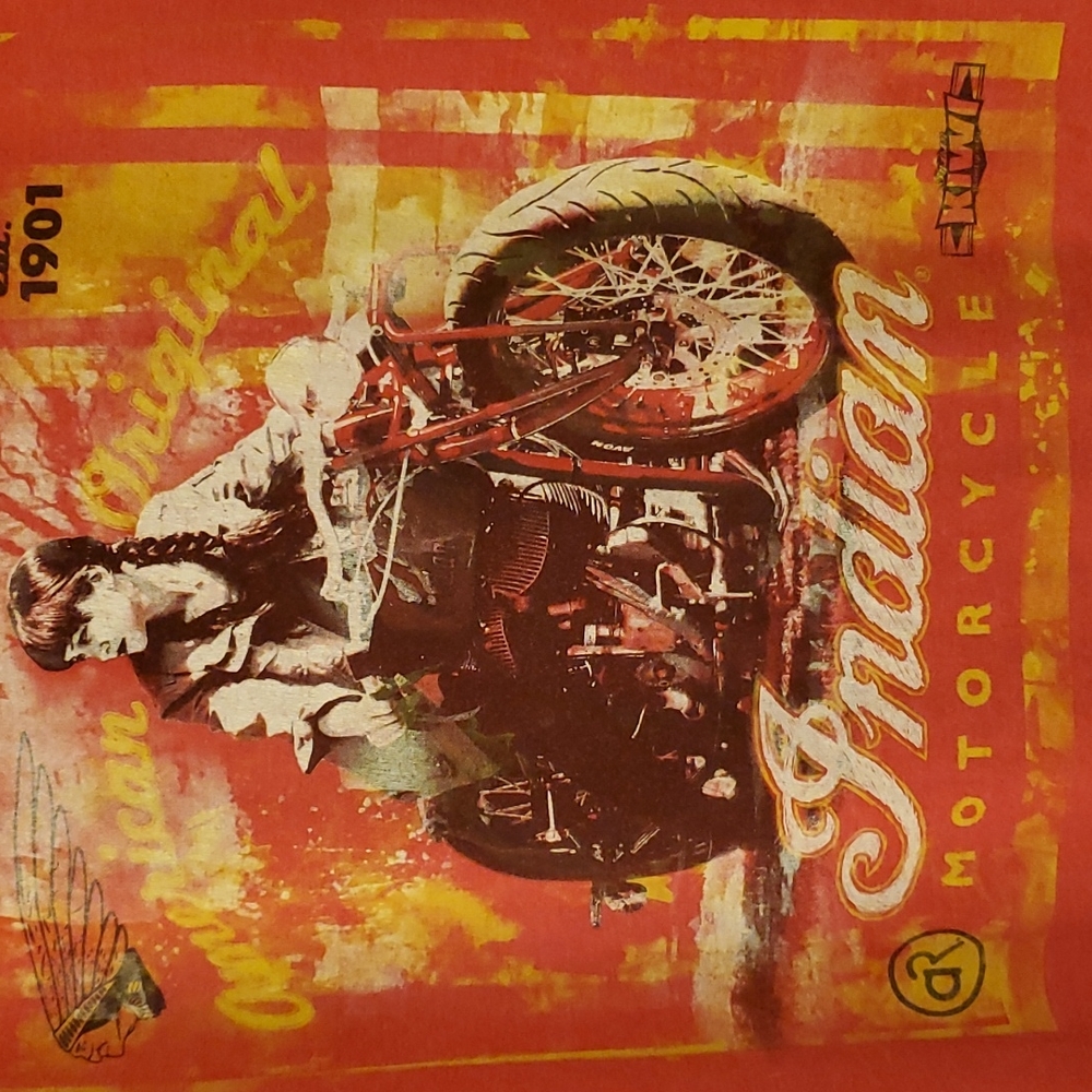 aHbe Racer Indian Motorcycle tee